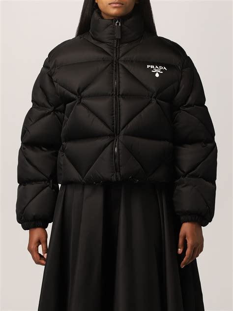 prada rain jacket women|prada women's down coat.